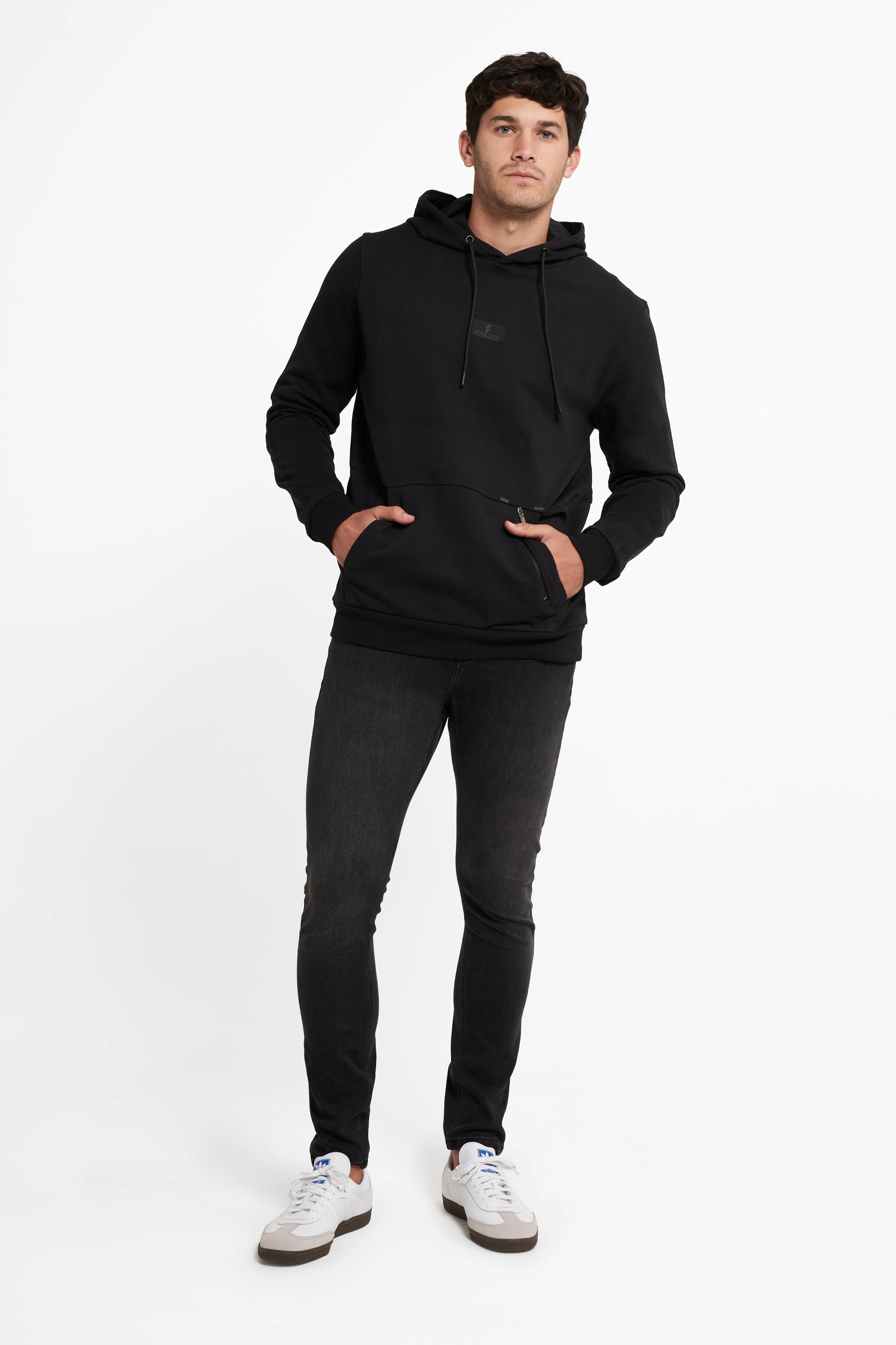 Mens Hoodie - Black 2