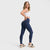 WR.UP® Core Denim - Super High Waisted - 7/8 Length - Dark Blue + Blue Stitching - Freddy Australia