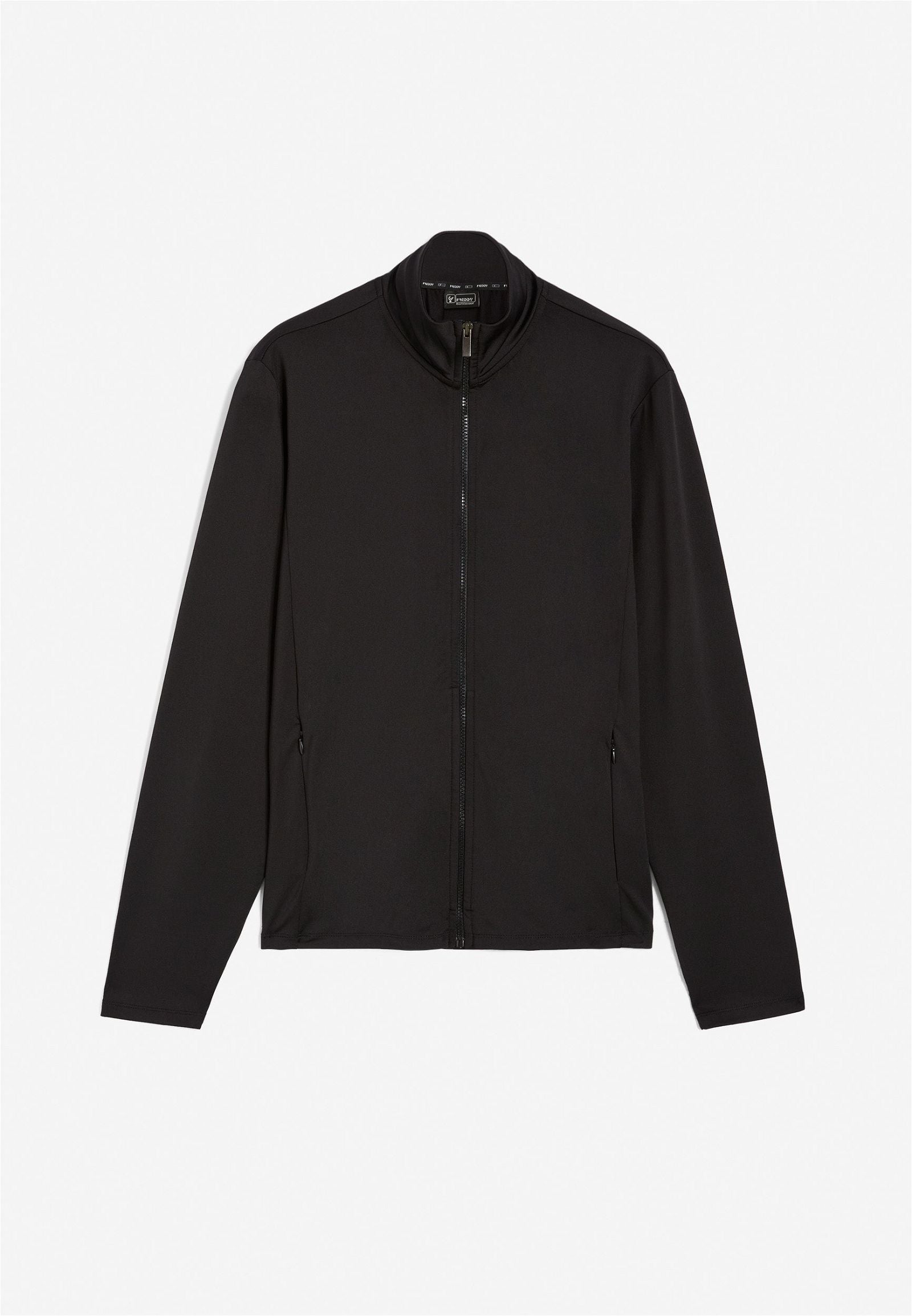 Men's Zip Up Jacket - Black 1