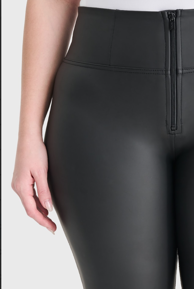 WR.UP® Faux Leather - High Waisted - Full Length - Black 1