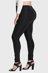 WR.UP® Curvy Denim - High Waisted - Full Length - Black + Black Stitching 5