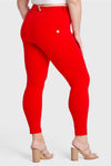 WR.UP® Curvy Fashion - High Waisted - Full Length - Red 3