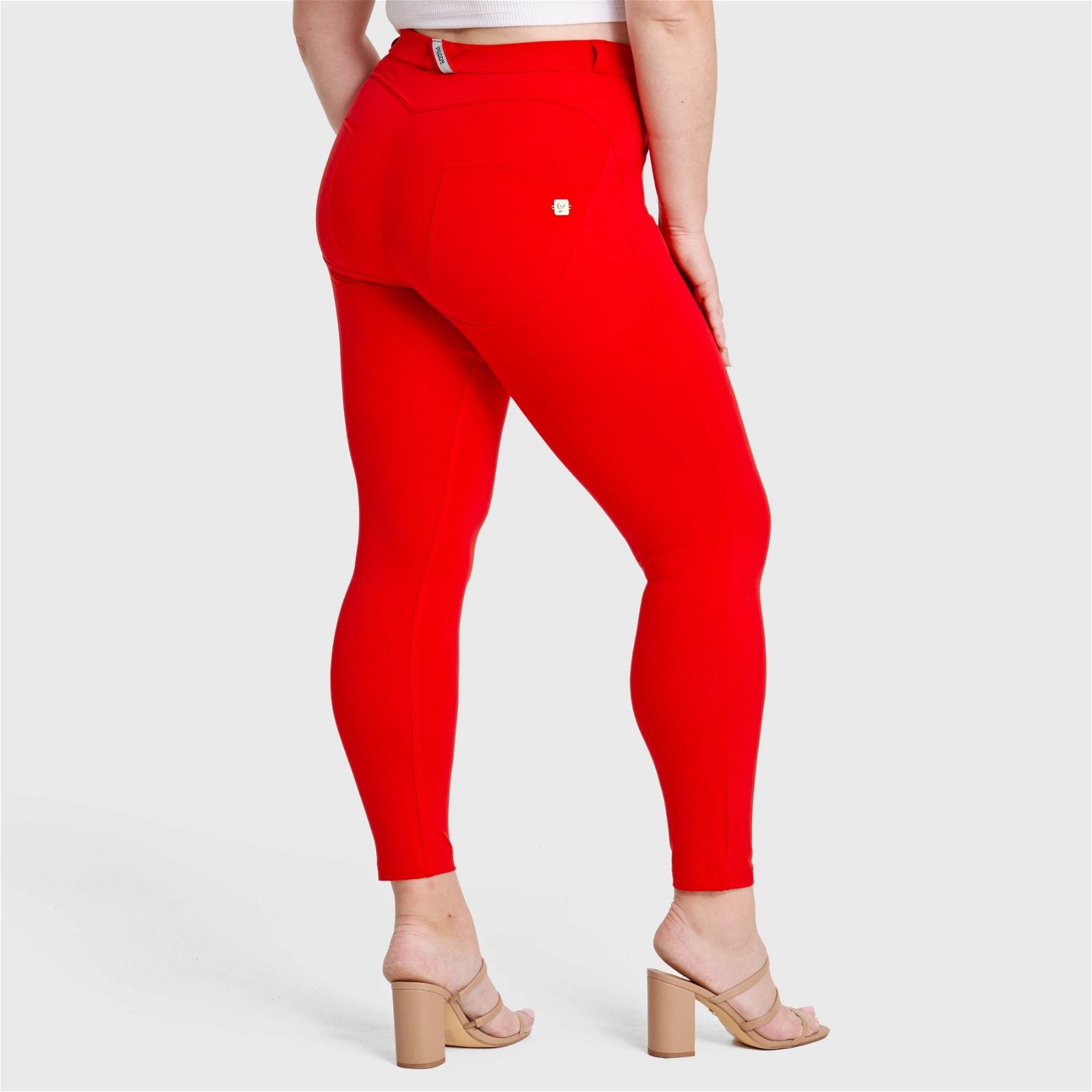 WR.UP® Curvy Fashion - High Waisted - Full Length - Red 2