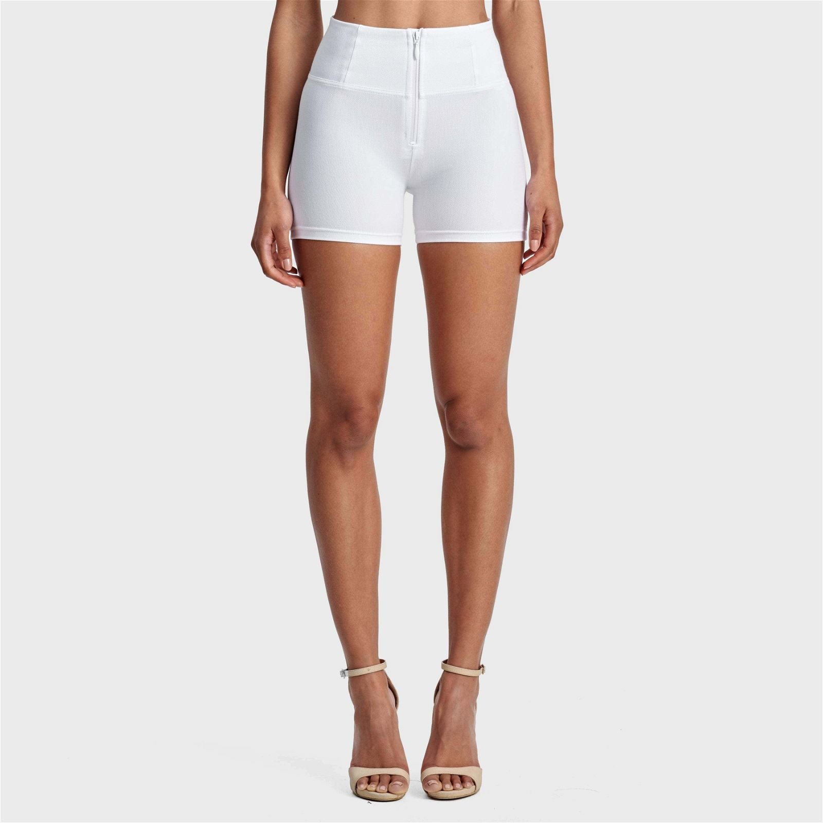 WR.UP® Fashion - High Waisted - Shorts - Pastel White 3