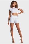 WR.UP® Fashion - High Waisted - Shorts - White 7