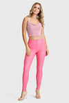 WR.UP® Faux Leather - High Waisted - Full Length - Candy Pink 5