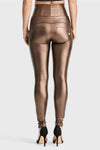 WR.UP® Faux Leather - Super High Waisted - Full Length - Bronze 3