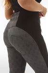 WR.UP® Mosaic Weave Fashion - Super High Waisted - Full Length - Grey 7