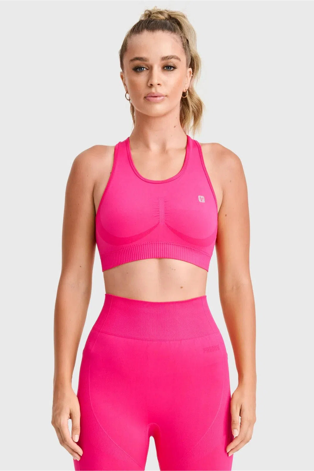 Seamless Sports Bra - Pink 1