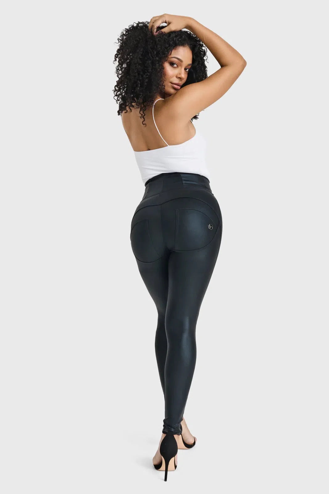 WR.UP® Disco Pants - Super High Waisted - Full Length - Black 1