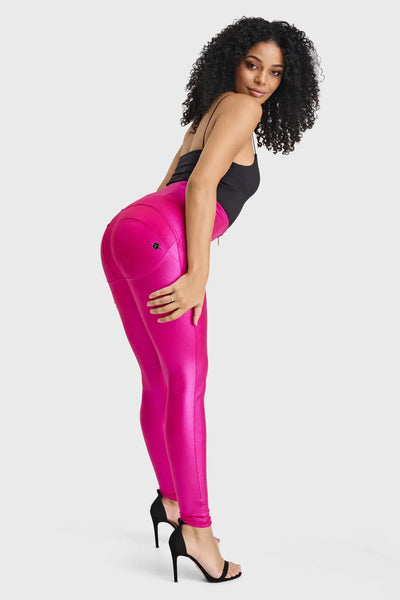 WR.UP® Disco Pants - Super High Waisted - Full Length - Hot Pink