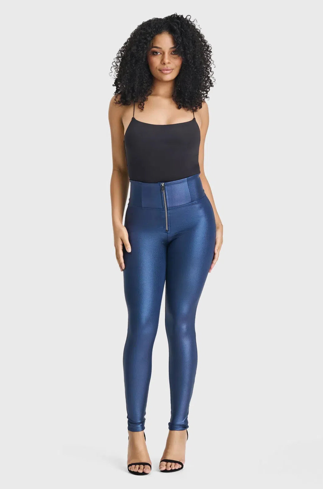 WR.UP® Disco Pants - Super High Waisted - Full Length - Navy Blue