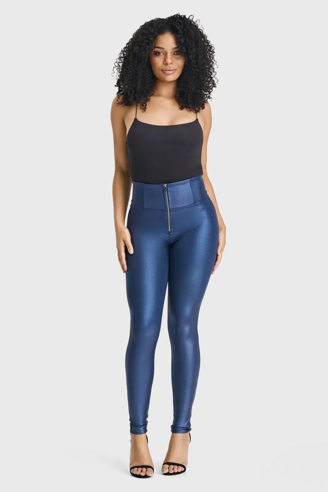 WR.UP® Disco Pants - Super High Waisted - Full Length - Navy Blue 1