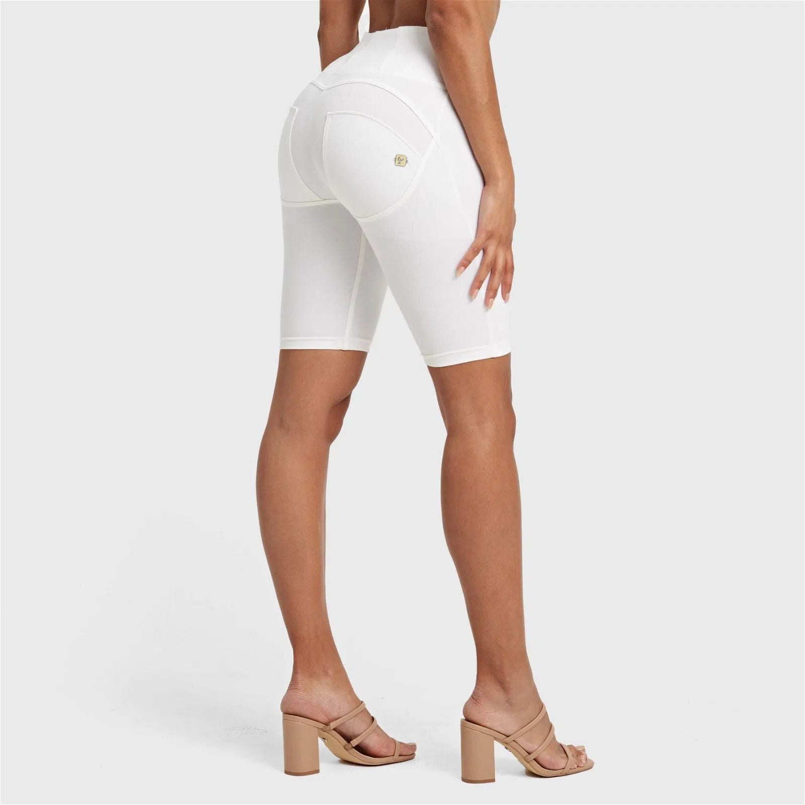 WR.UP® Drill Limited Edition - High Waisted - Biker Shorts - White 1