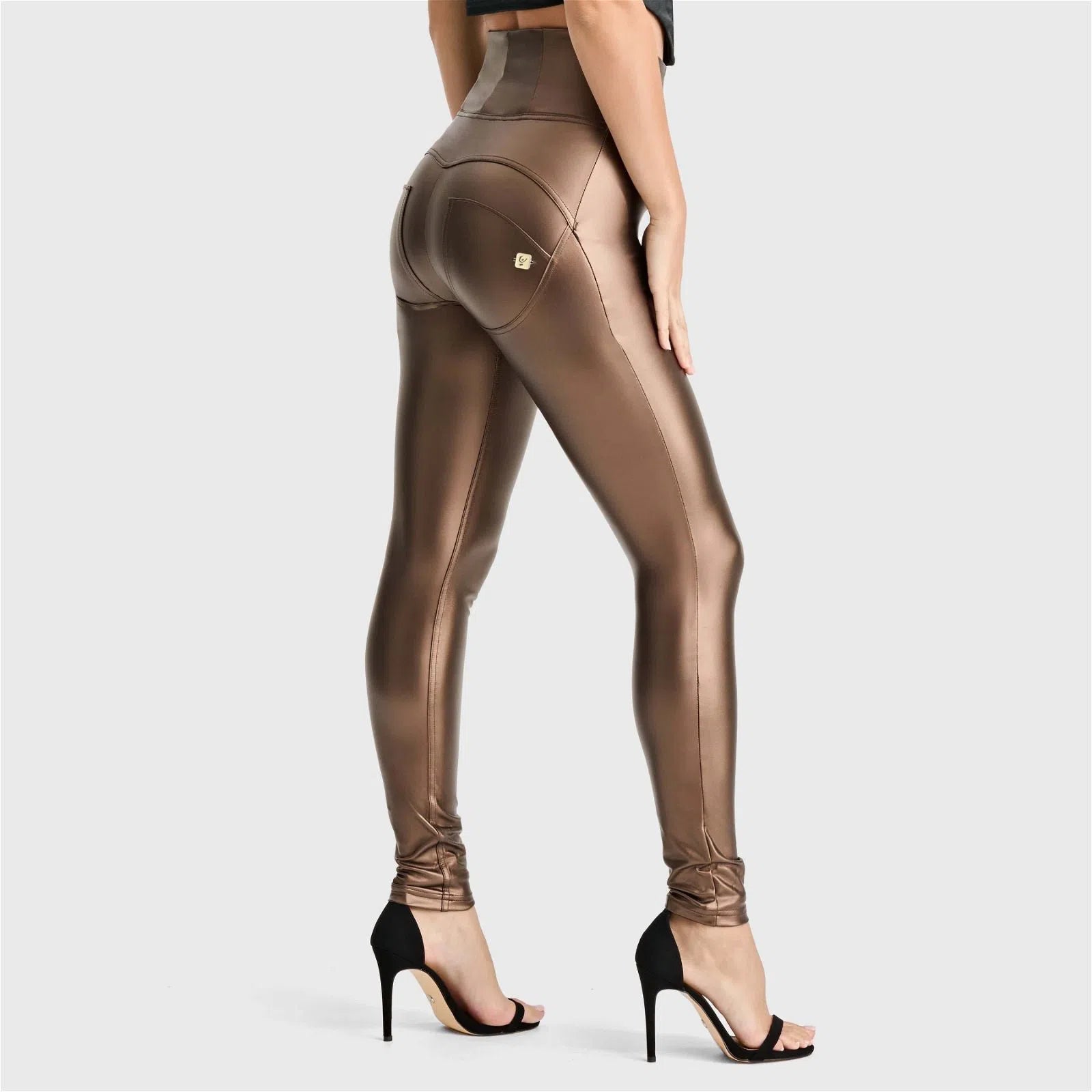 WR.UP® Faux Leather - Super High Waisted - Full Length - Bronze 1