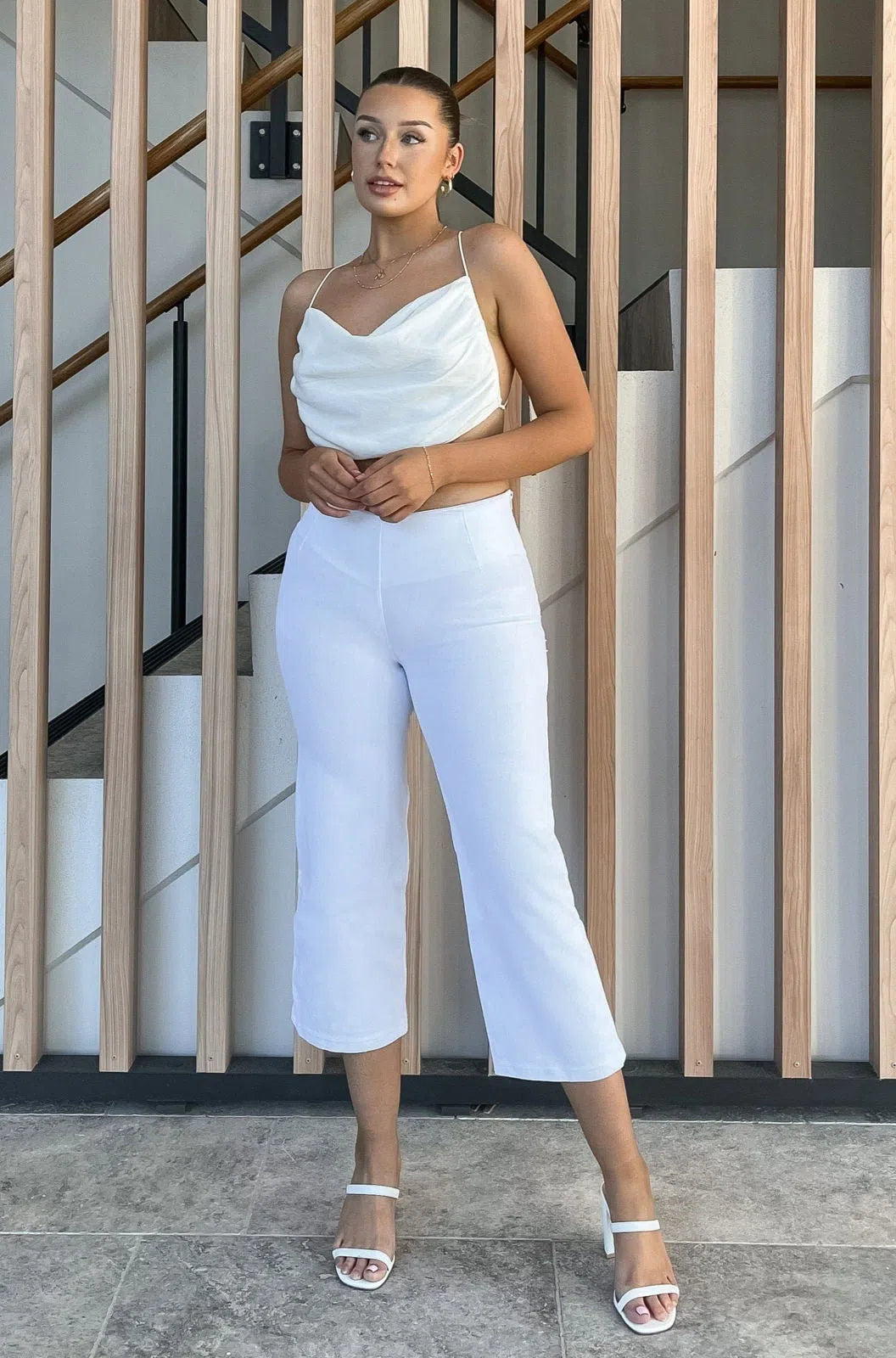 WR.UP® SNUG Jeans - High Waisted - Cropped - White