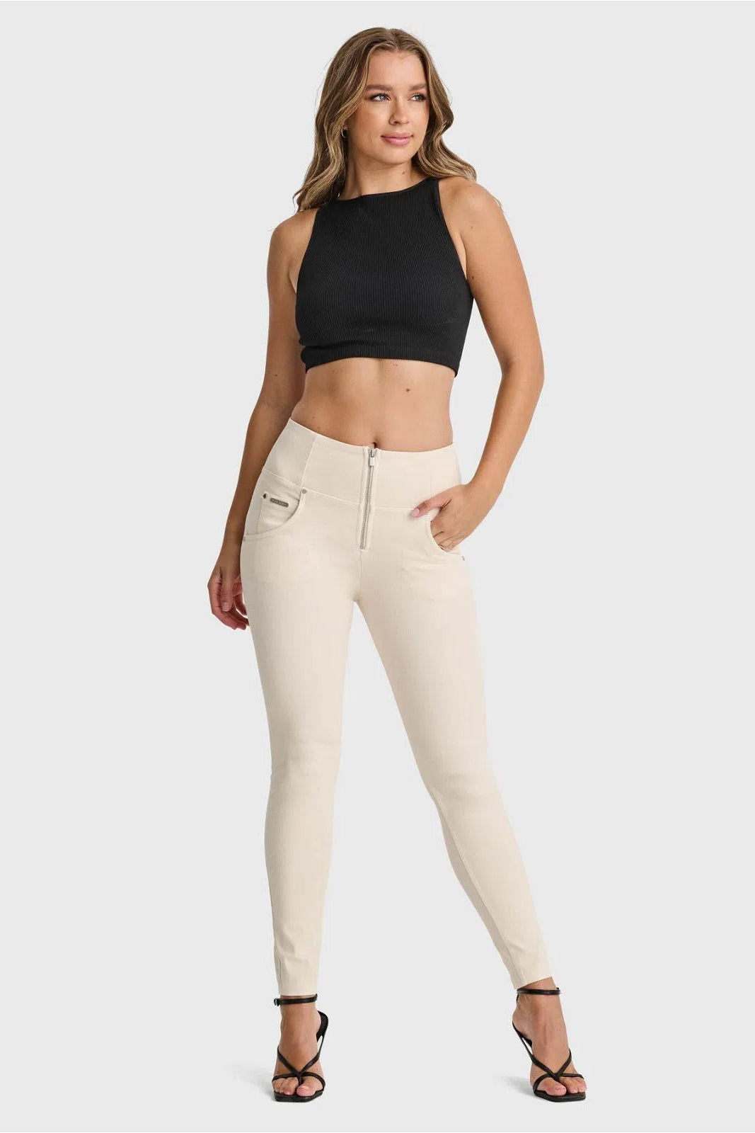 WR.UP® SNUG Jeans - High Waisted - Full Length - Ivory 2